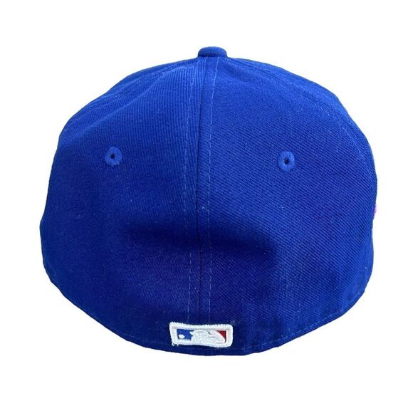 Texas Rangers New Era Hat 2017 Pudge‎ Rodriguez HOF Induction Patch 7 1/8 Rare - Picture 3 of 7